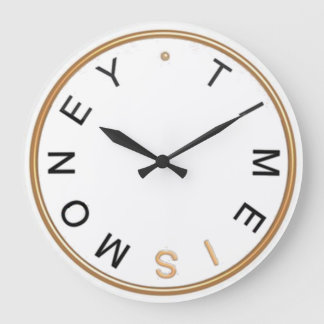 Time Is Money Wall Clock