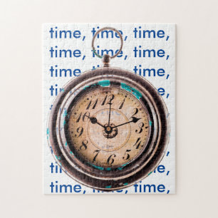 Time Jigsaw Puzzle of an Old Hand Wach