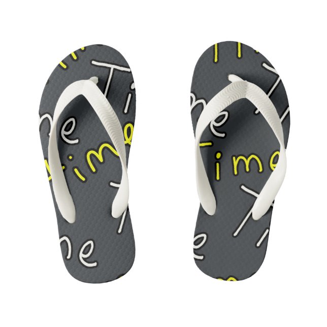 Time  kid's flip flops (Footbed)