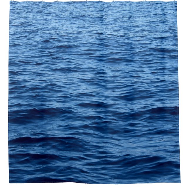 Time lapse photography of body of water shower curtain (Front)