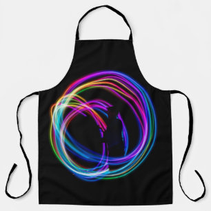 Time-lapse photography of lights apron
