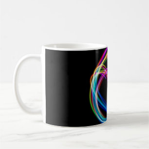 Time-lapse photography of lights coffee mug