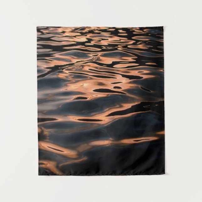 Time lapse photography of rippling water tapestry (Front)