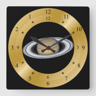 Time Machine Clock ~ Beautiful Saturn ~
