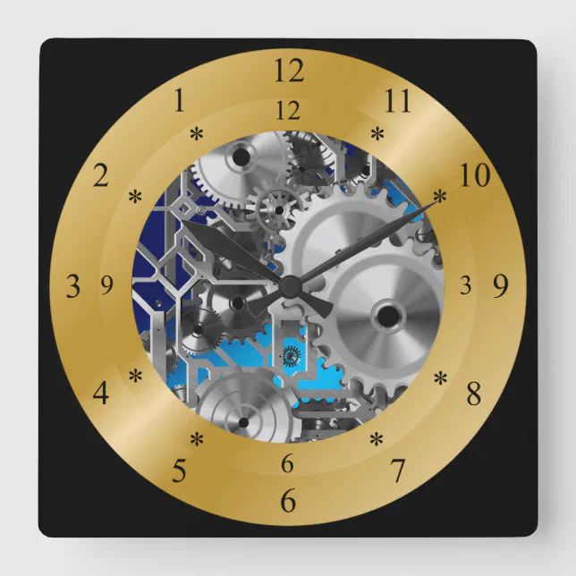 Time Machine Clock ~ Runs Forward & Backward ~ | Zazzle