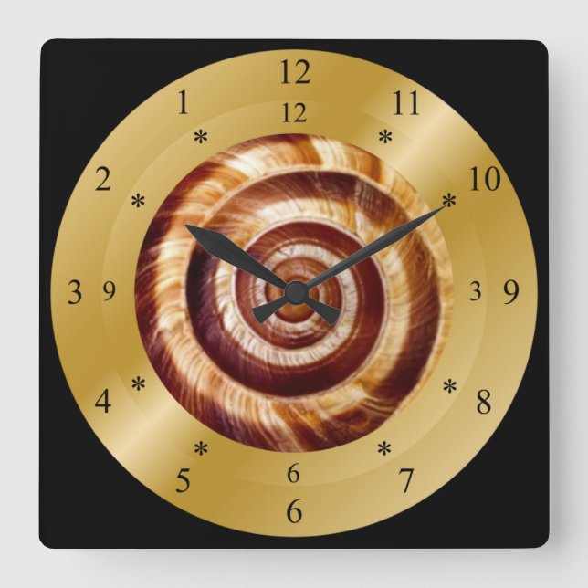 Time Machine Clock ~ Snail Spiral ~ Time Warp ~ (Front)