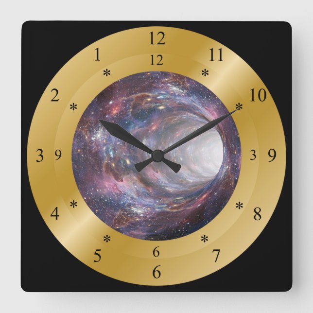 Time Machine Clock ~ Space Wormhole ~ Time Warp ~ (Front)