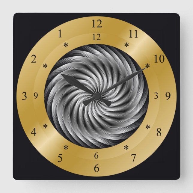Time Machine Clock ~ Time Warp Whirlpool ~ (Front)