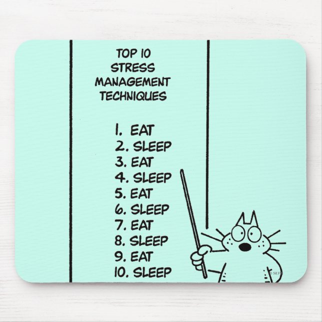 Time Management Mouse Mat (Front)