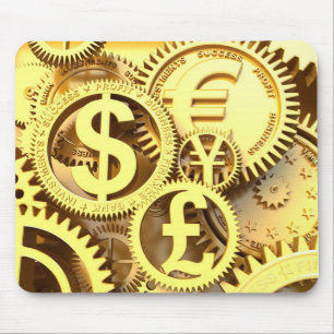 Time - money mouse mat