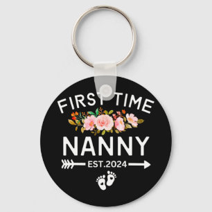 Time Nanny Est 2024 Promoted To New Ba  Key Ring