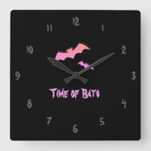 Time of Bats - Pink & Purple Abstract Pop Art