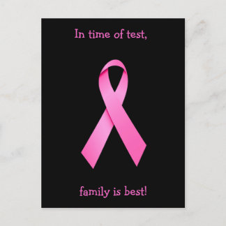 Time of Test Cancer Awareness Postcard