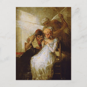 Time of the Old Women Francisco José de Goya Postcard