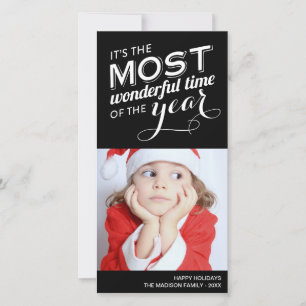 TIME OF THE YEAR   HOLIDAY PHOTO CARD