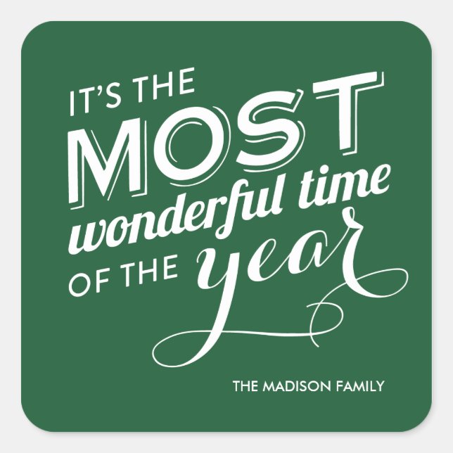 TIME OF THE YEAR | HOLIDAY STICKERS (Front)