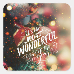 Time of the Year Square Sticker