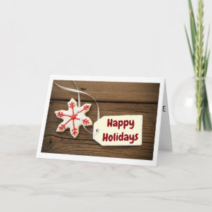 TIME OF YEAR TO "THINK OF YOU" CHRISTMAS HOLIDAY CARD