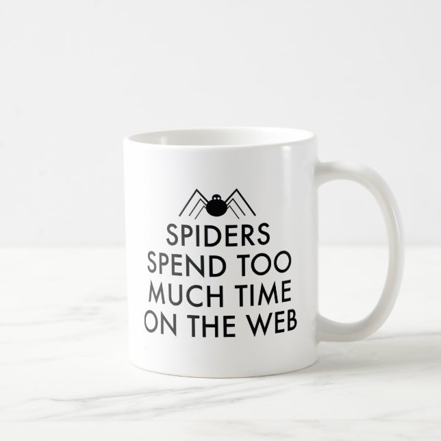 Time On The Web Coffee Mug (Right)