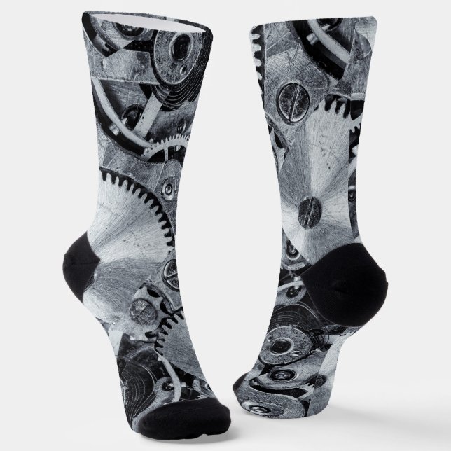 Time Piece Mechanics Socks (Angled)