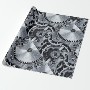 Time Piece Mechanics Wrapping Paper