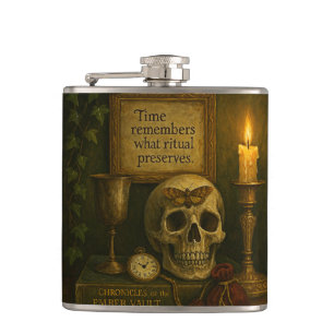 Time Remembers Hip Flask