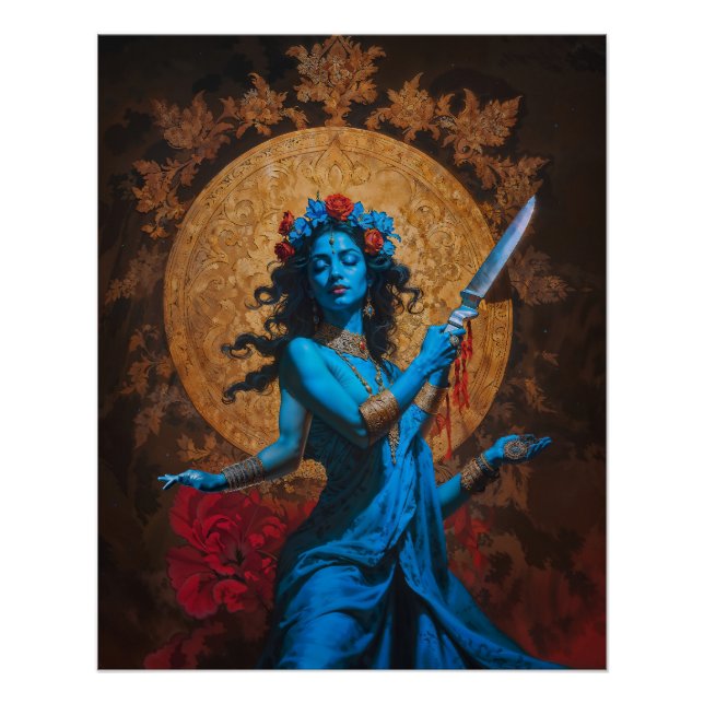 Time’s Gentle Mother Kali Poster (Front)