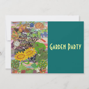 Time Spent in the Garden, Garden Party Invitation