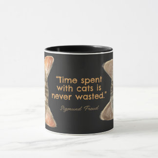 Time Spent With Cats Is Never Wasted Mug
