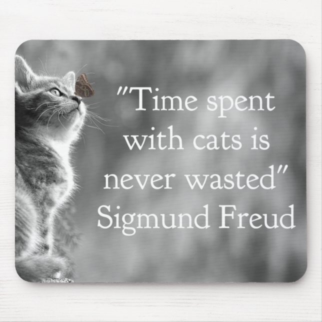 Time Spent with Cats . . . Mouse Mat (Front)