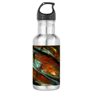 Time Split Abstract Art 532 Ml Water Bottle