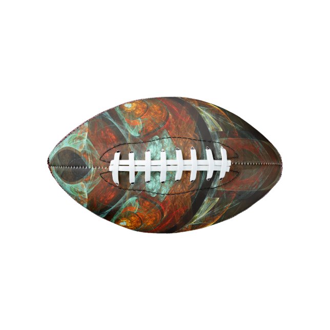 Time Split Abstract Art American Football (Front)