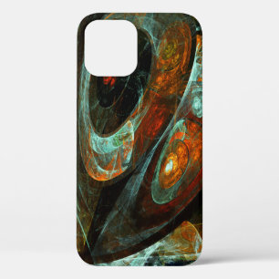 Time Split Abstract Art iPhone 12 Case