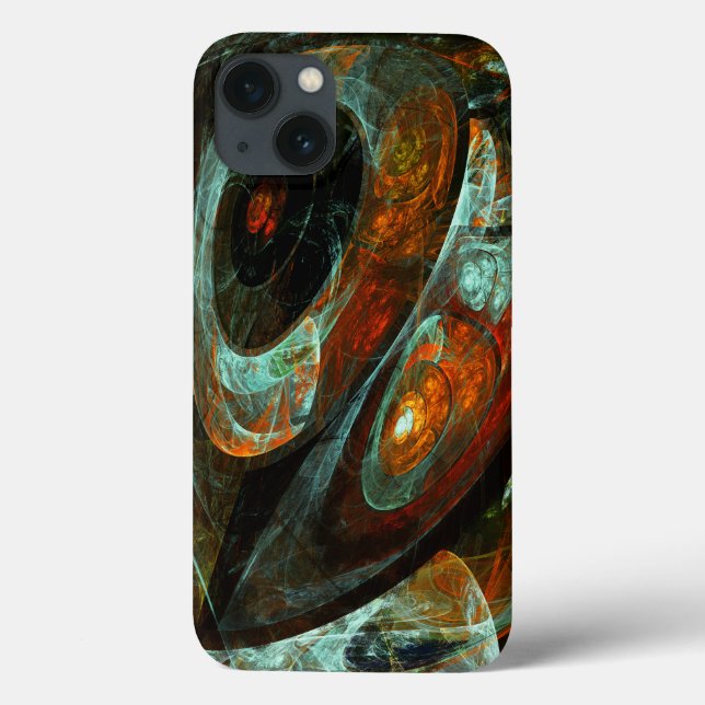 Time Split Abstract Art Case-Mate iPhone Case (Back)