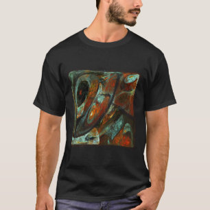 Time Split Abstract Art T-Shirt