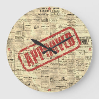 Time Stamped: Vintage Approved Clock