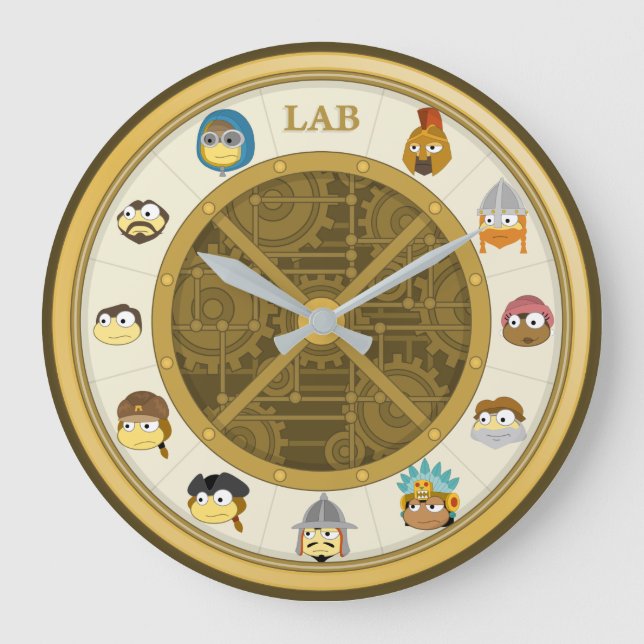 Time Tangled Wall Clock (Front)