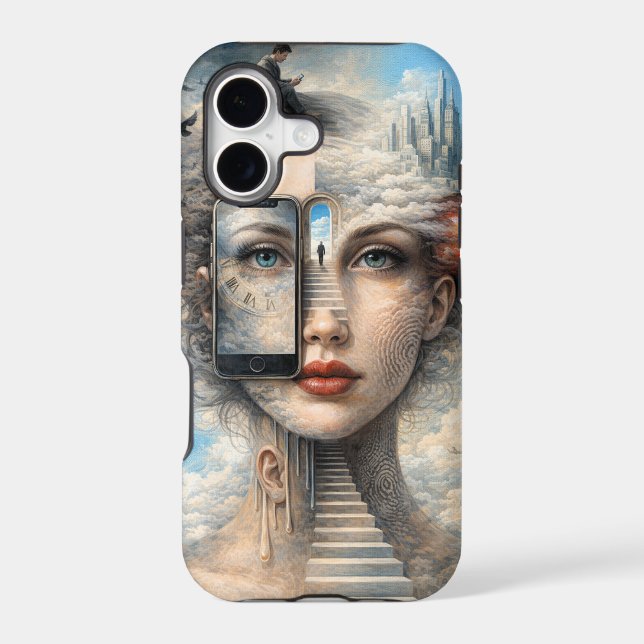 "Time, Thought, and Technology", iPhone 17 Case (Back)
