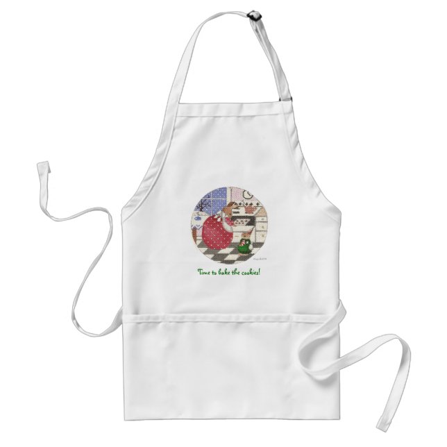 Time to bake the cookies! standard apron (Front)