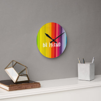 Time To Be Proud Clock