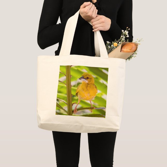 Time to build the nest large tote bag (Front (Product))