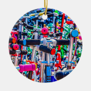 Time To Buy A Scooter Ceramic Tree Decoration