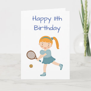 TIME TO CELEBRATE "11th" BIRTHDAY Card
