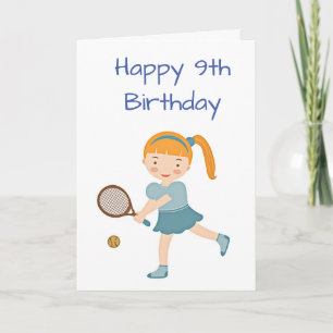 TIME TO CELEBRATE "9th" BIRTHDAY Card