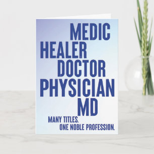 Time to Celebrate Amazing Doctors like YOU Card