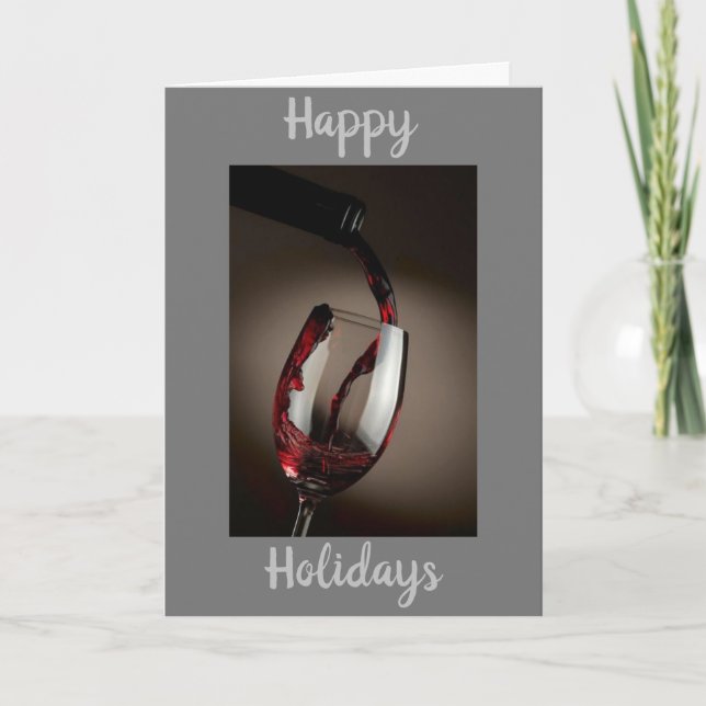 ***TIME TO CELEBRATE HOLIDAY SEASON** AT CHRISTMAS CARD (Front)