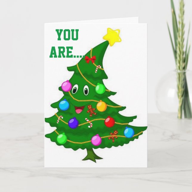 **TIME TO CELEBRATE** SAYS OWL COUPLE  CHRISTMAS H HOLIDAY CARD (Front)