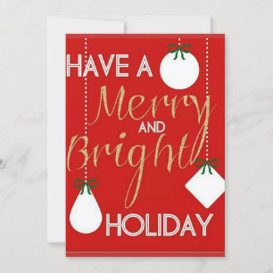 **TIME TO CELEBRATE THE HOLIDAYS** INVITATION