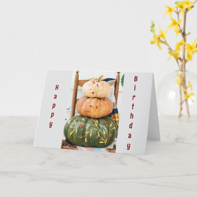 TIME TO "CELEBRATE YOU"/BEAUTIFUL FALL SEASON CARD (Yellow Flower)
