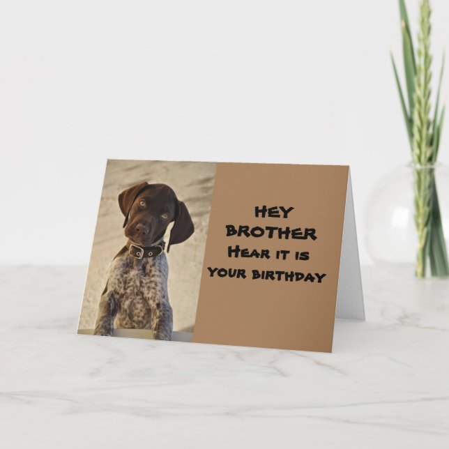 TIME TO "CELEBRATE YOU" BROTHER BIRTHDAY  CARD (Front)